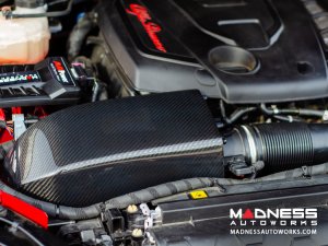 Alfa Romeo Giulia Performance Air Intake Kit - MAXFlow Carbon Fiber Intake System w/ BMC Twin Air Conical Filter
